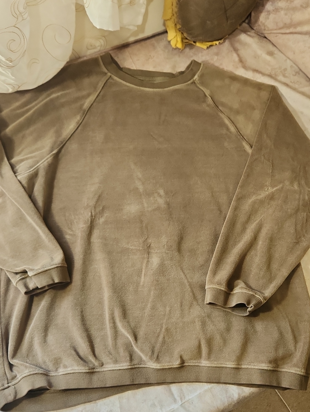 aerie Olive Crewneck Sweatshirt